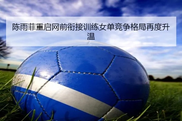 陈雨菲重启网前衔接训练女单竞争格局再度升温